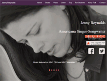 Tablet Screenshot of jennyreynolds.com